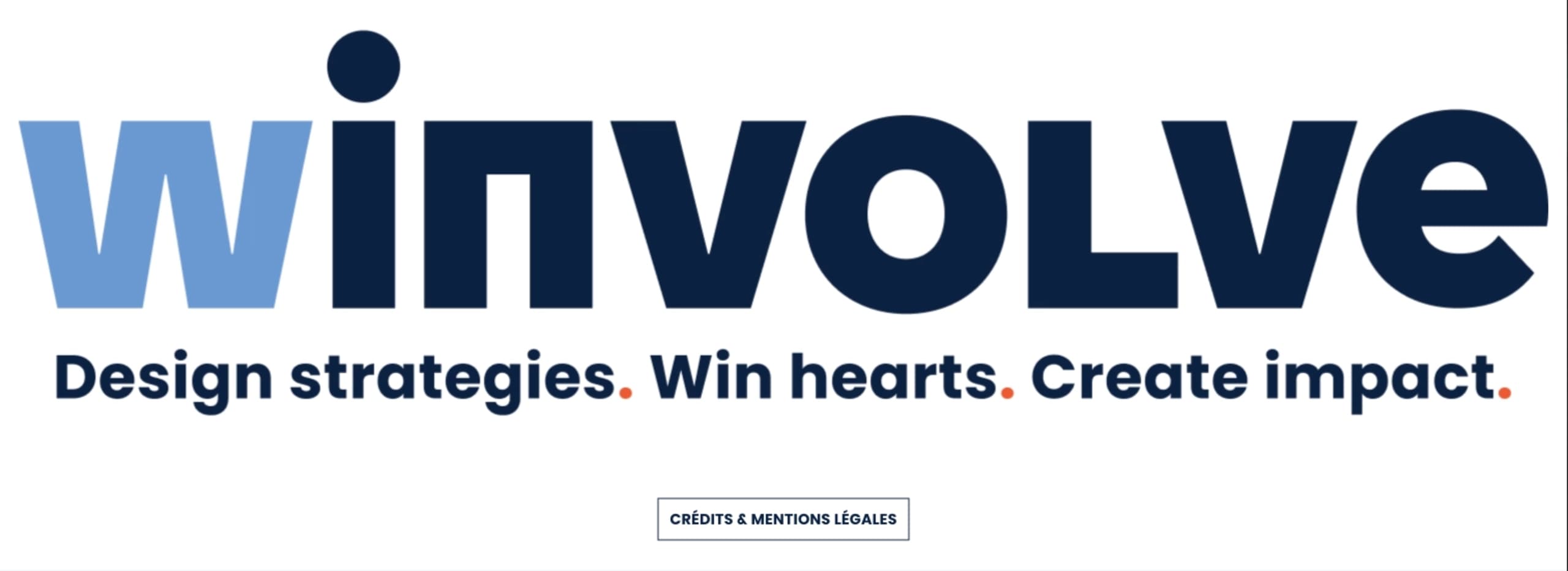 Footer du site de Winvolve