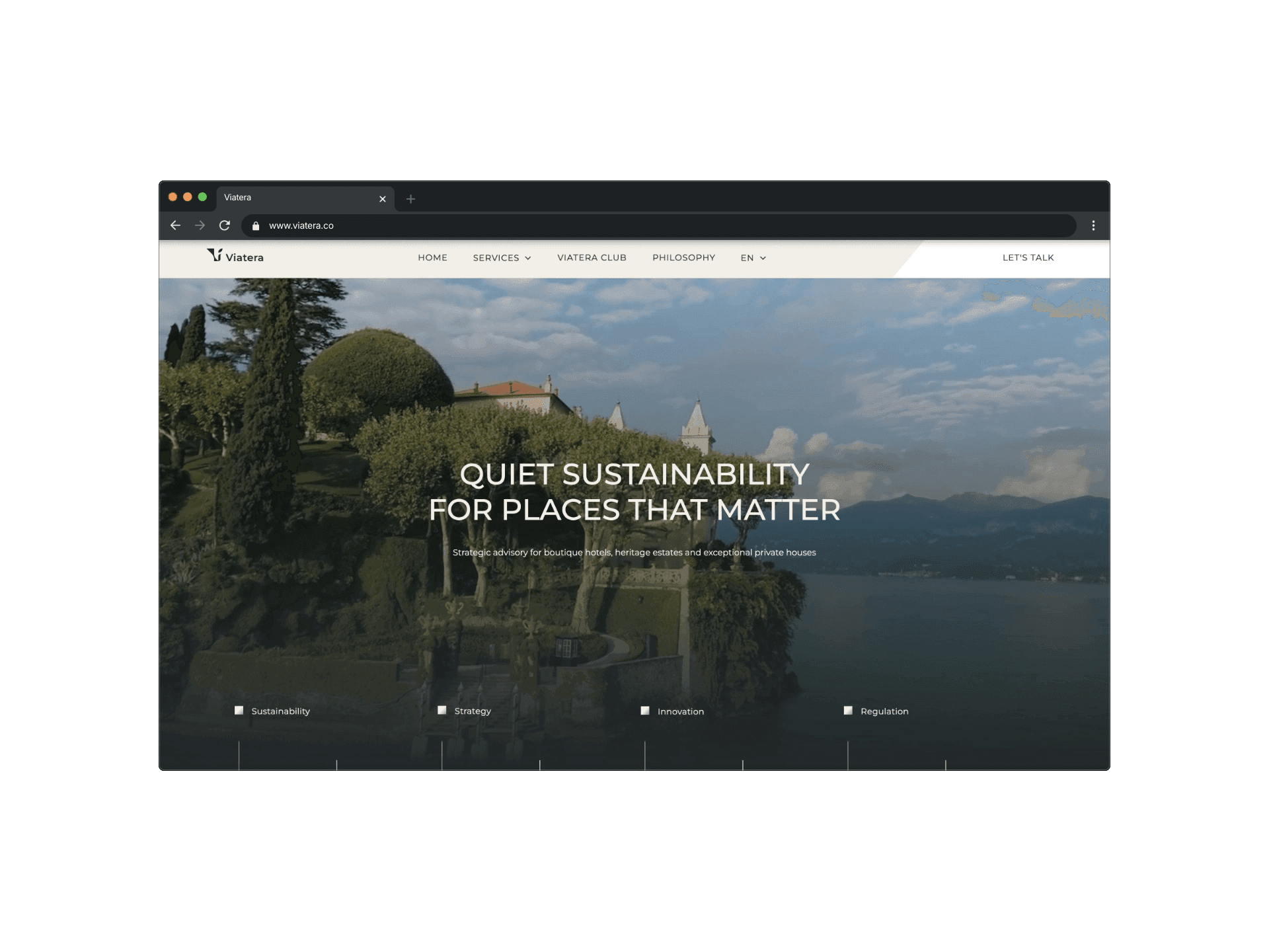 Viatera - Projet Webflow